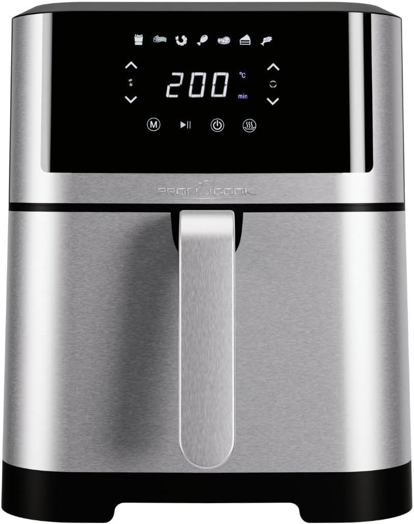 Profi Cook PC-FR 1269 H Hot air fryer 1800 W Stainless steel, Black
