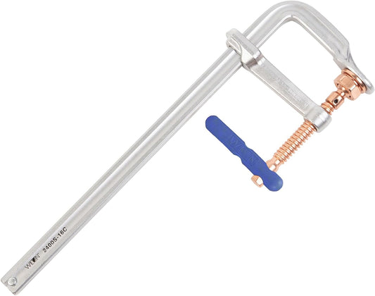 Wilton Spark-Duty Regular F-Clamp, 16" Opening, 4-3\/4" Throat, 2660 Lbs. Clamping Force (Model 2400S-16C)