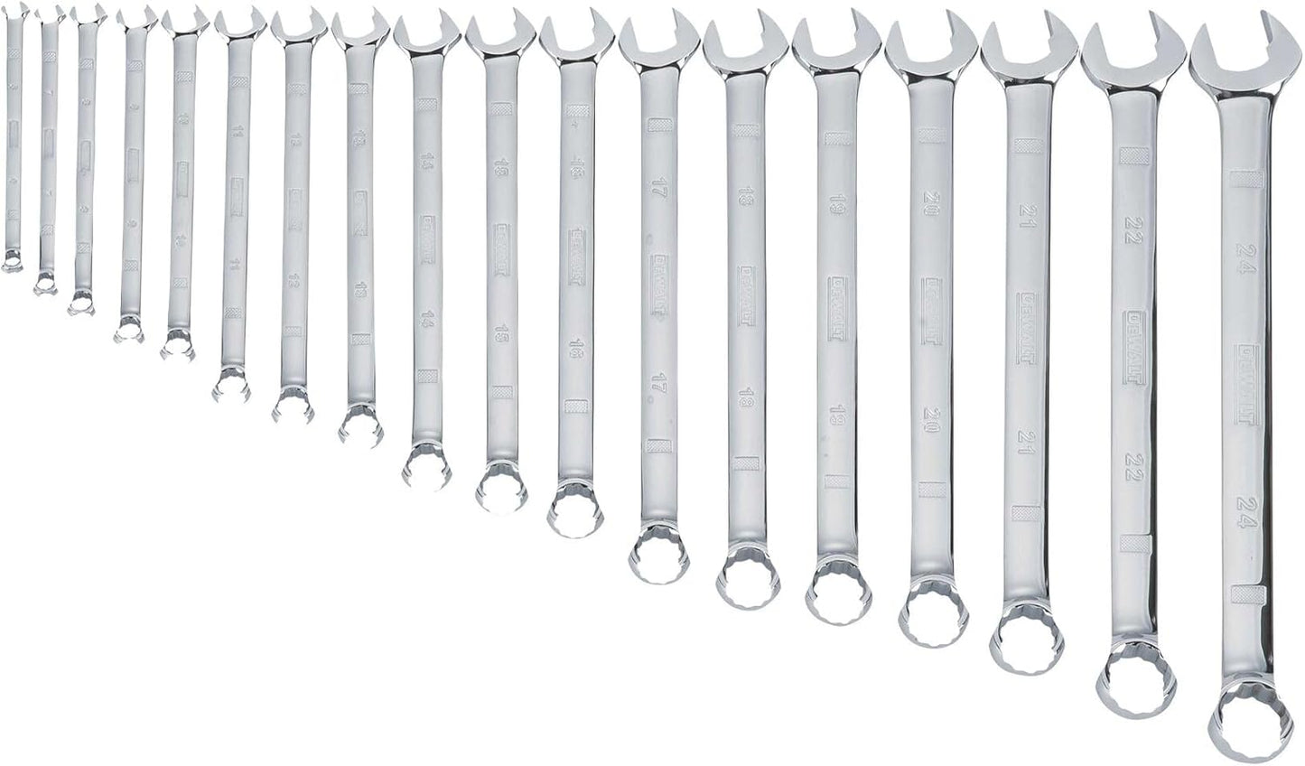 DEWALT Combination Wrench Set, MM, 18 Piece (DWMT19237)