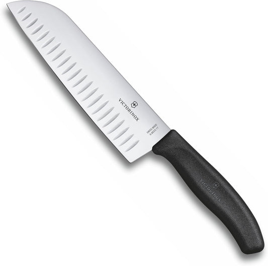 Victorinox Santoku knife, Silver\/Black