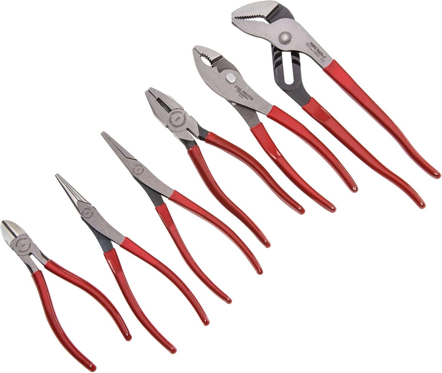 Proto J202GS 6 Piece Assorted Pliers Set