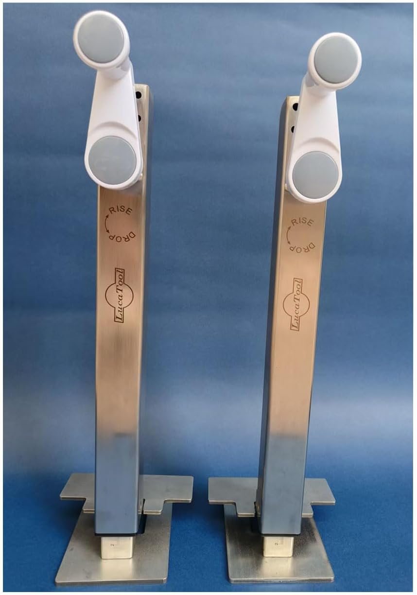 Quick-Lift Construction Jacks, Hand Lifting Jack Tool for Furniture Appliances and More, Lift Capacity 400 lbs, Pack of 2