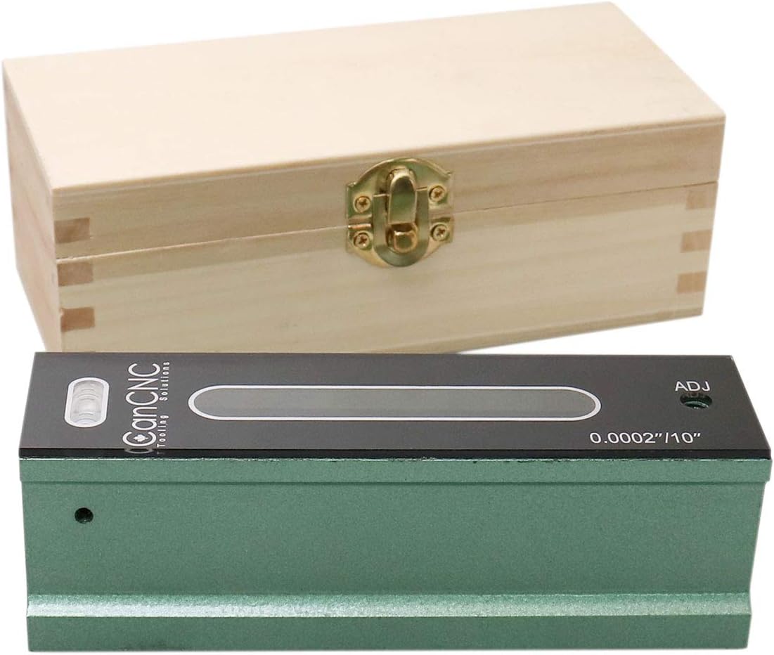 Accusize Industrial Tools 6 inch Professional Master Precision Level in Fitted Box, Accuracy 0.0002''\/10'', S908-C606