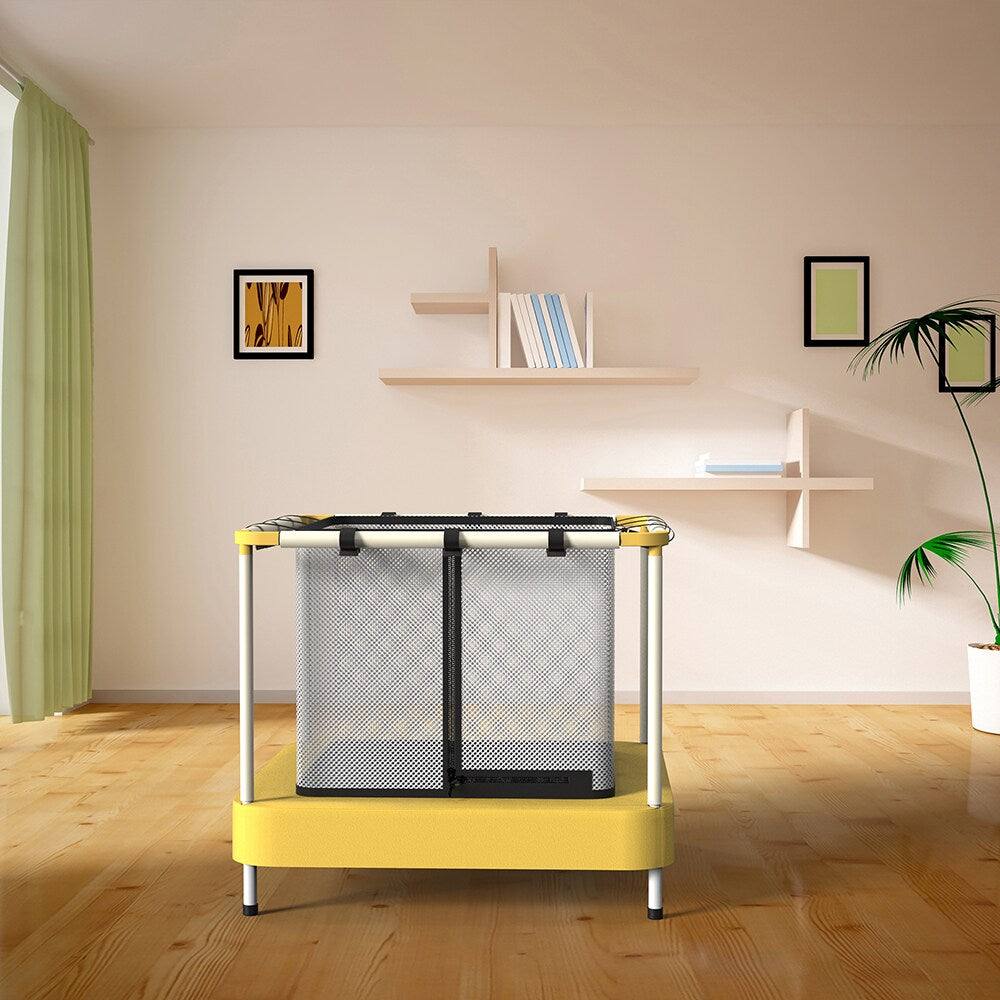 Topcraft 45-in Mini Toddler Trampoline with Safety Enclosure