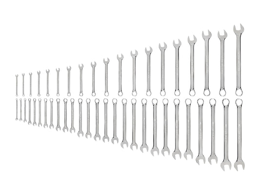 TEKTON 46-Piece Set 12-point (Sae) and Metric Standard Combination Wrench WCB90301