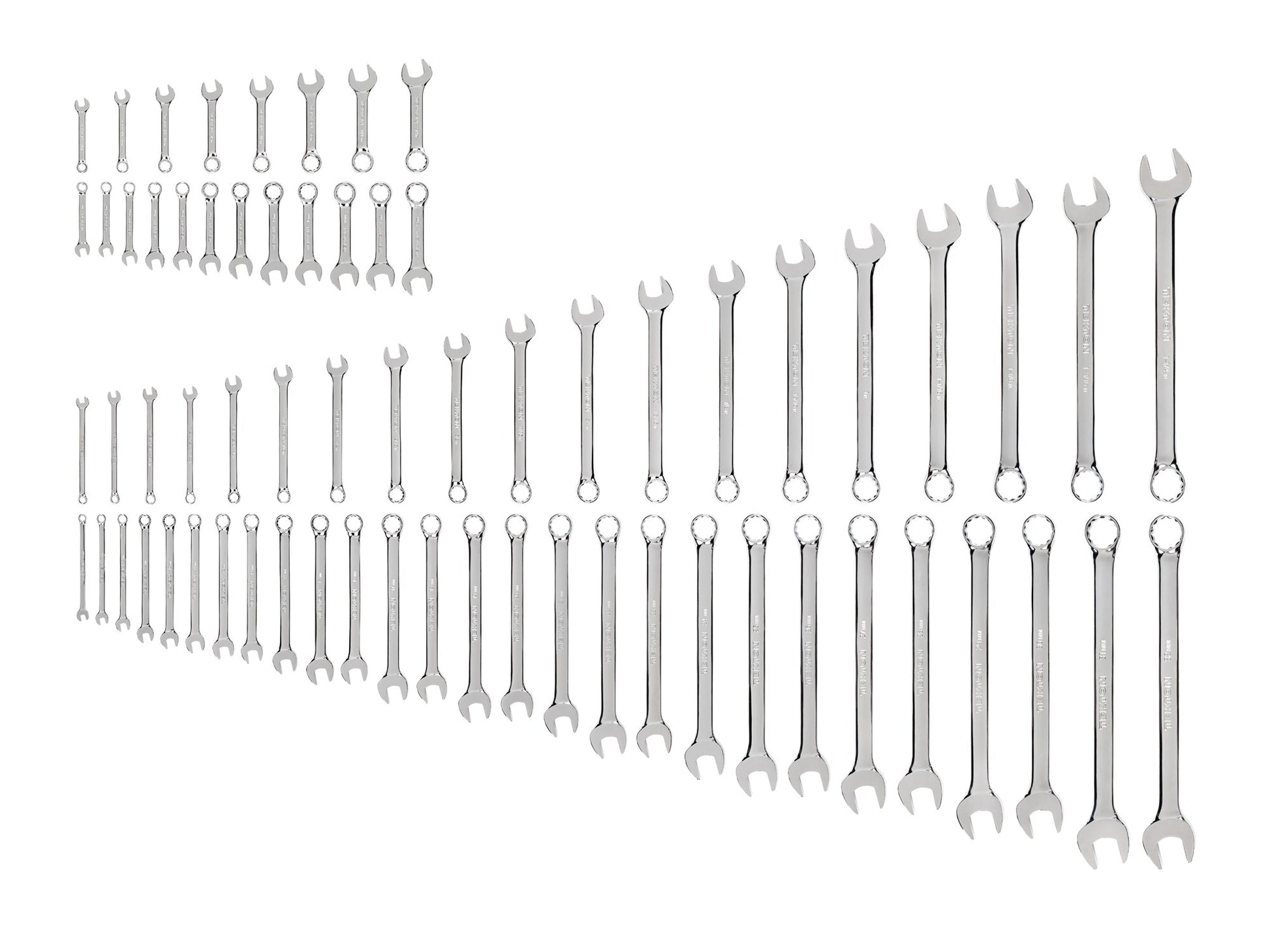 TEKTON 66-Piece Set 12-point (Sae) and Metric Standard Combination Wrench WCB90902