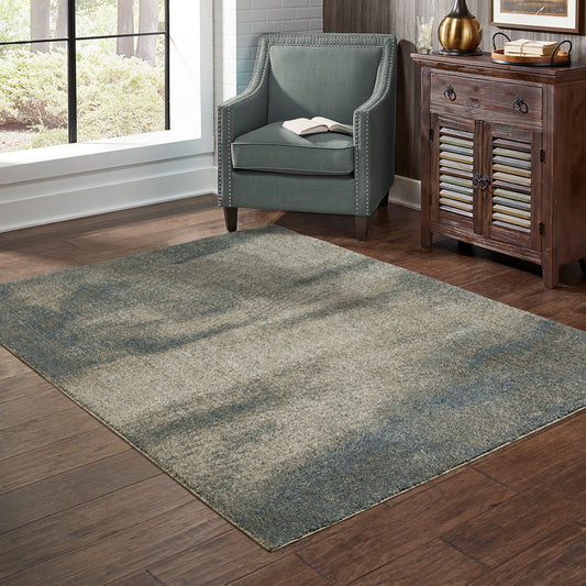 Archer Lane Adirondack 8 x 11 (ft) Loomed Polyester Beige Rectangular Indoor Abstract Vintage Spot Clean Only Pet Friendly Area rug