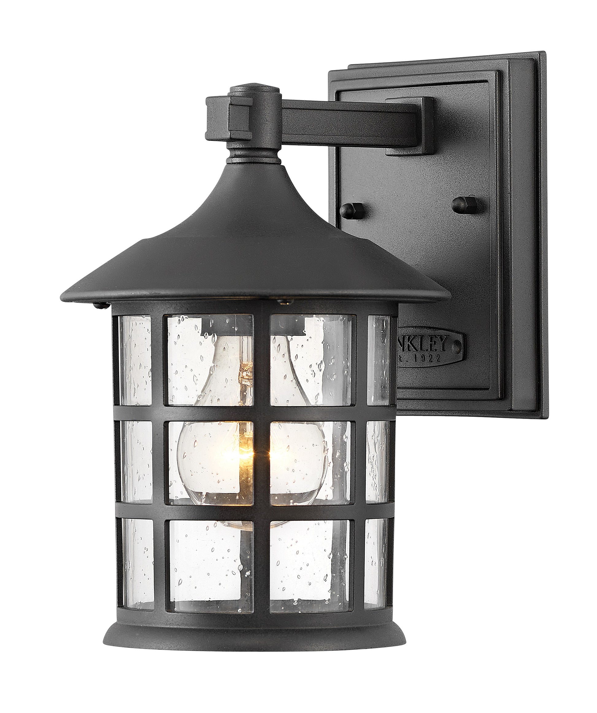 Hinkley Freeport 1 -Light 9.25-in H Black Hardwired Integrated LED Outdoor Wall Light 5366291