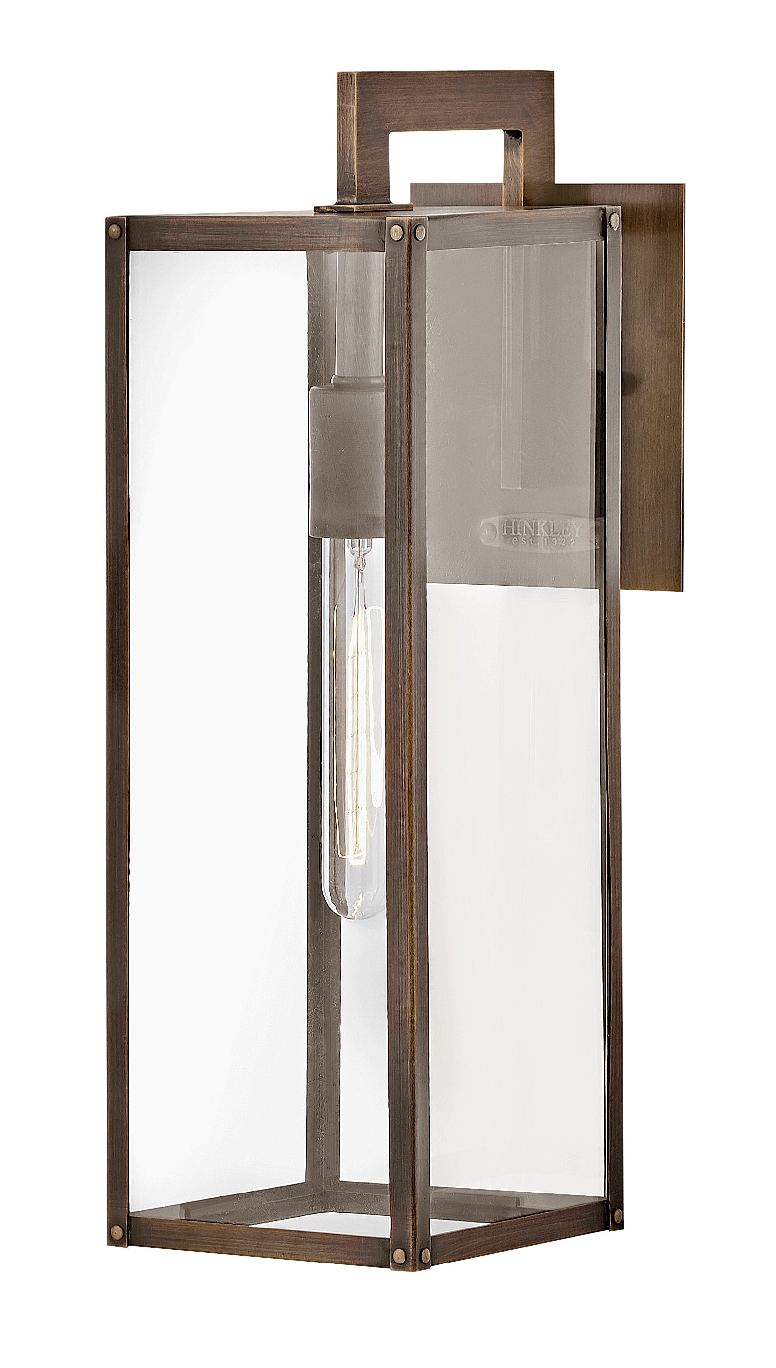 Hinkley Max 1 -Light 18.5-in H Bronze Hardwired Integrated LED Outdoor Wall Light 5366284