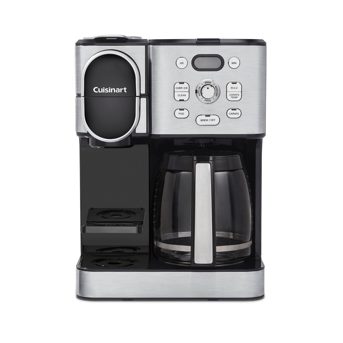 Cuisinart 12-Cup Programmable Combination Coffee Maker with Automatic Shut-off (Silver) SS-16