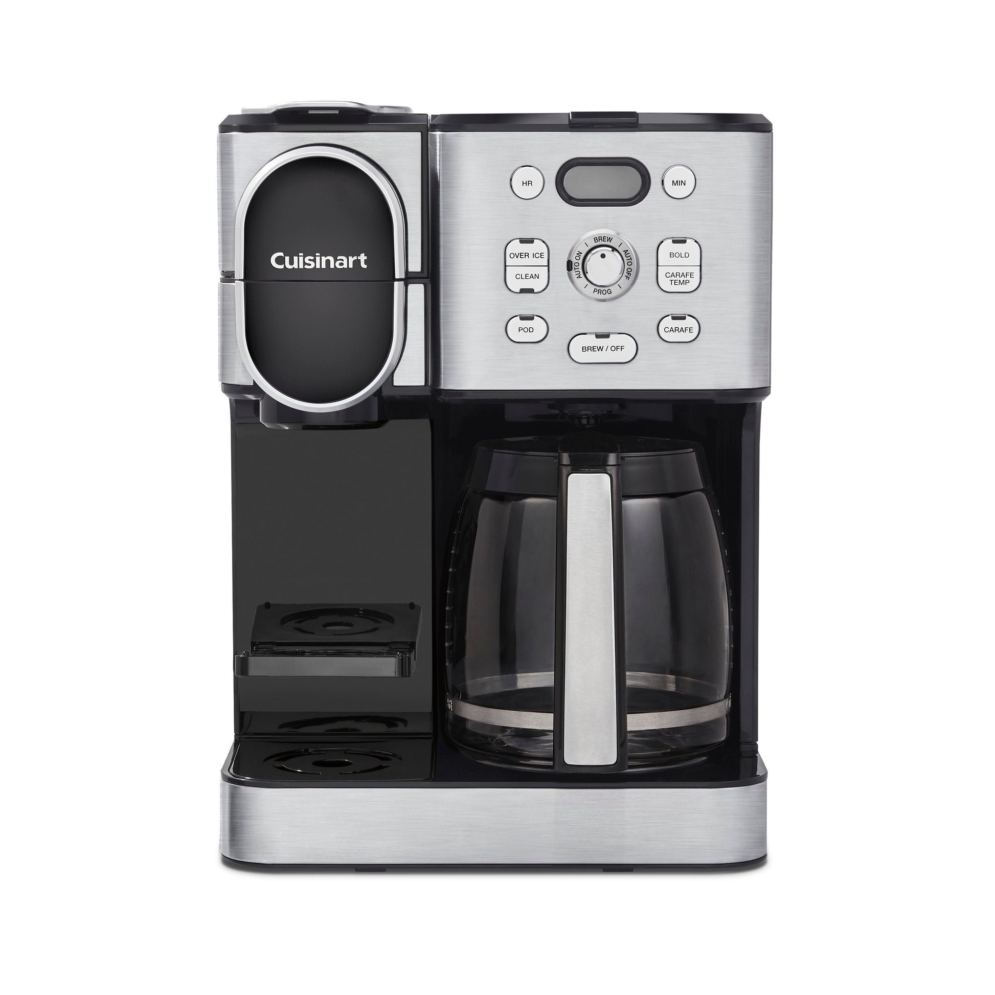 Cuisinart 12-Cup Programmable Combination Coffee Maker with Automatic Shut-off (Silver) SS-16
