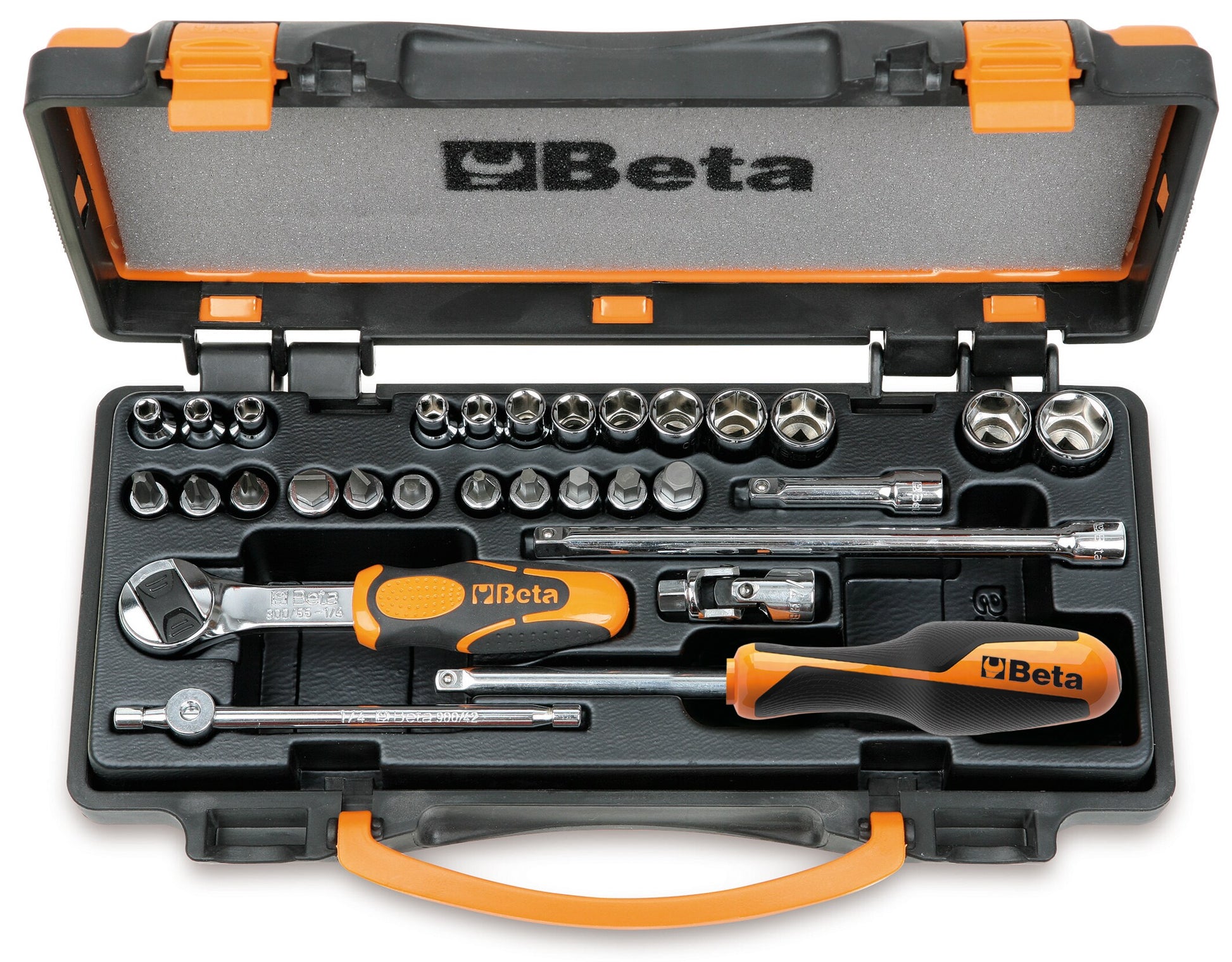 Beta 1/4-in Drive Metric Intermediate Socket Set (30-Pieces) 9002960