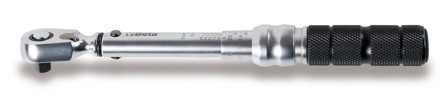 Beta 1/4-in Drive Click Torque Wrench (1.4-ft lb to 7.37-ft lb) 6050110