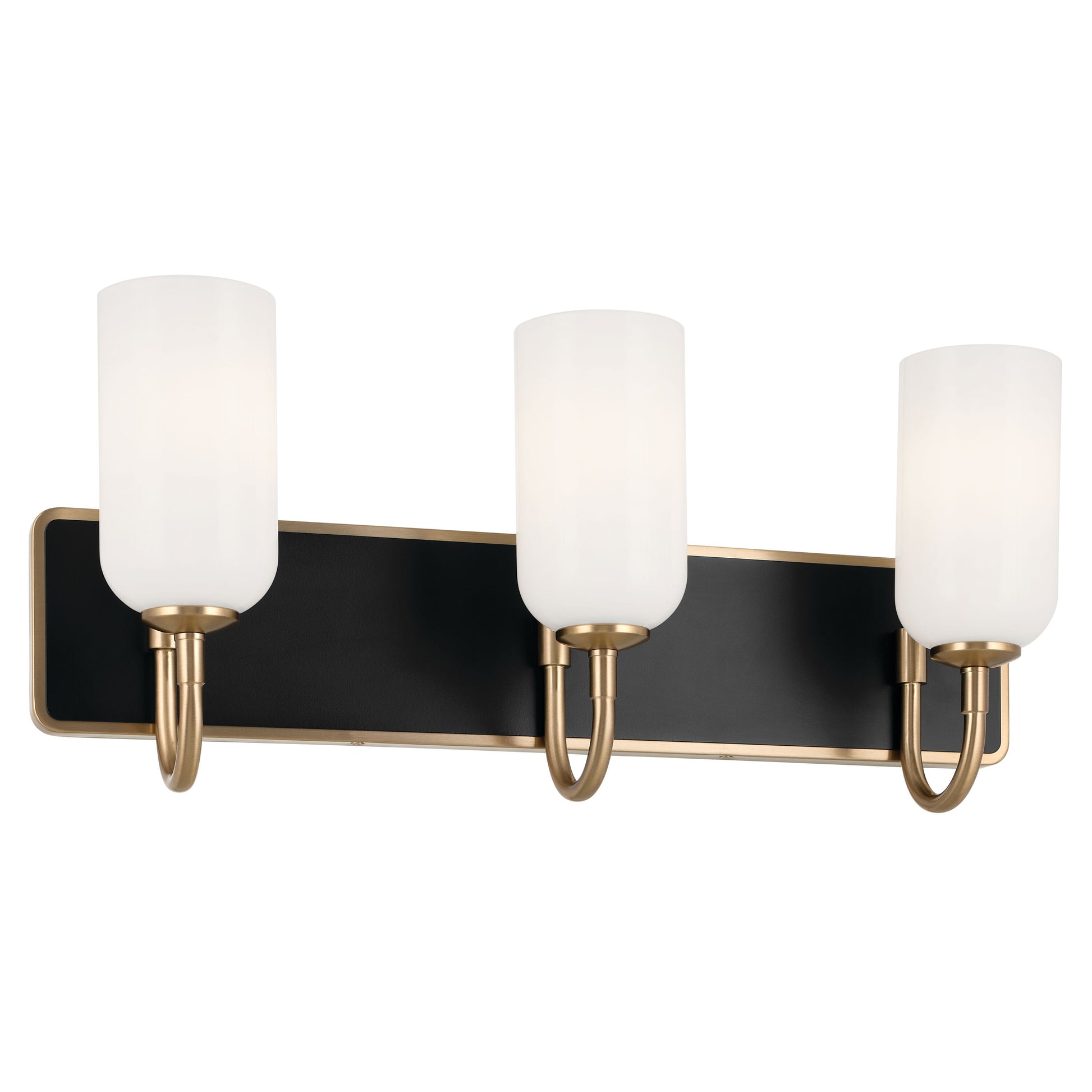 Kichler Solia 24-in 3 -Light Gold Modern/contemporary Vanity light 5384797
