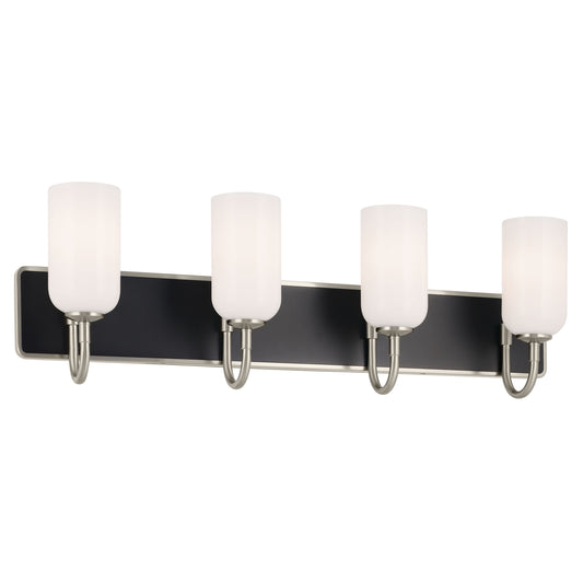 Kichler Solia 32-in 4 -Light Brushed Nickel Modern/contemporary Vanity light 5384838