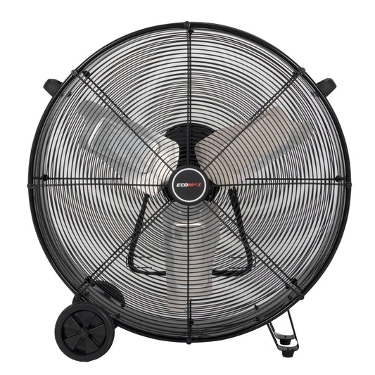 Ecomax 30-in 120-Volt 3-Speed High Velocity Indoor/Outdoor Black Industrial Fan DF0401