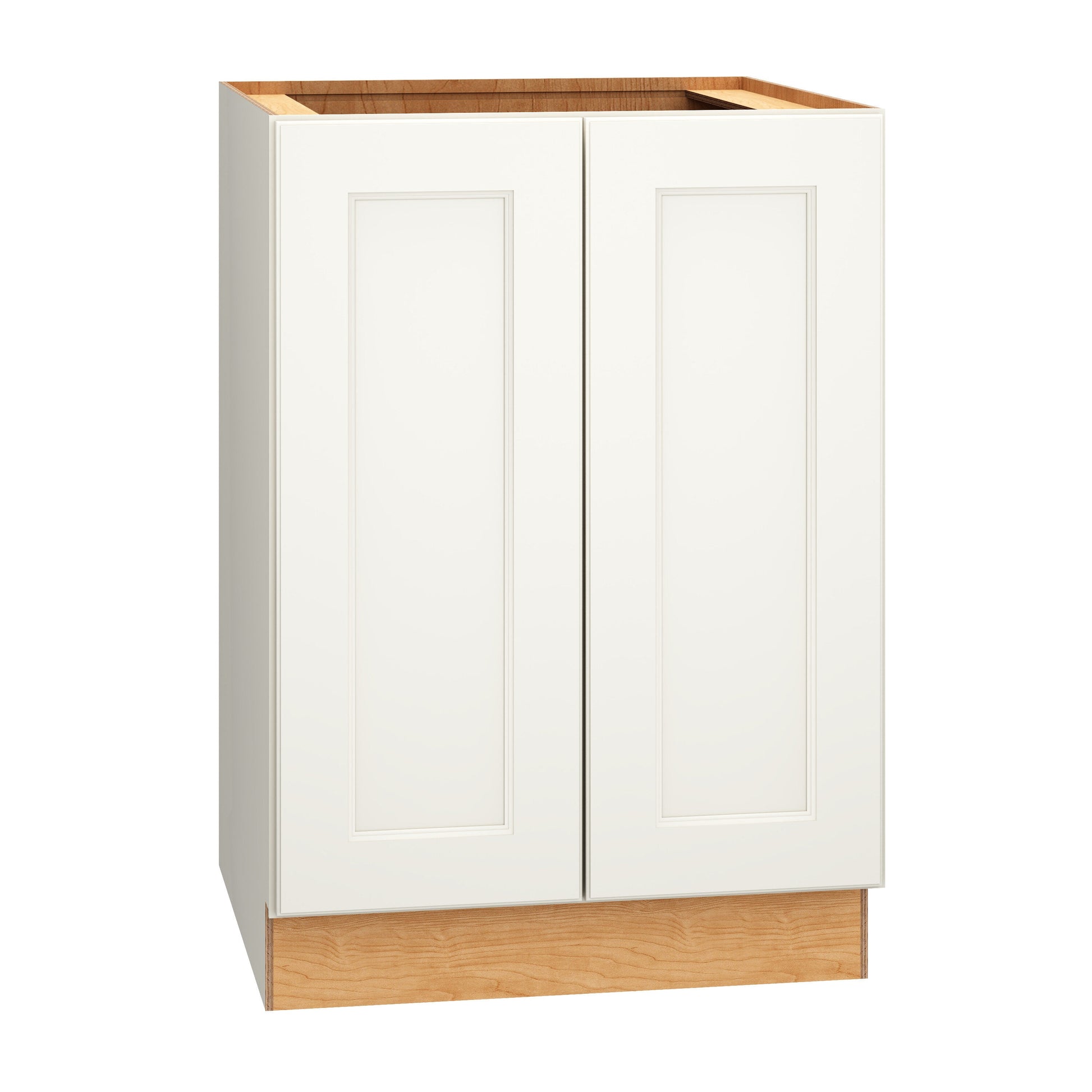 Diamond Express Macaulay 24-in W x 34.5-in H x 24-in D White Base Fully Assembled Plywood Cabinet Recessed Panel Square
