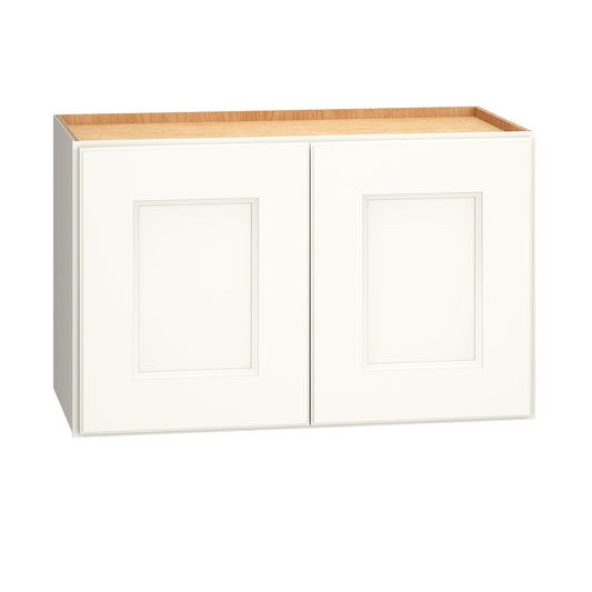 Diamond Express Macaulay 24-in W x 15-in H x 12-in D White Wall Fully Assembled Plywood Cabinet Recessed Panel Square