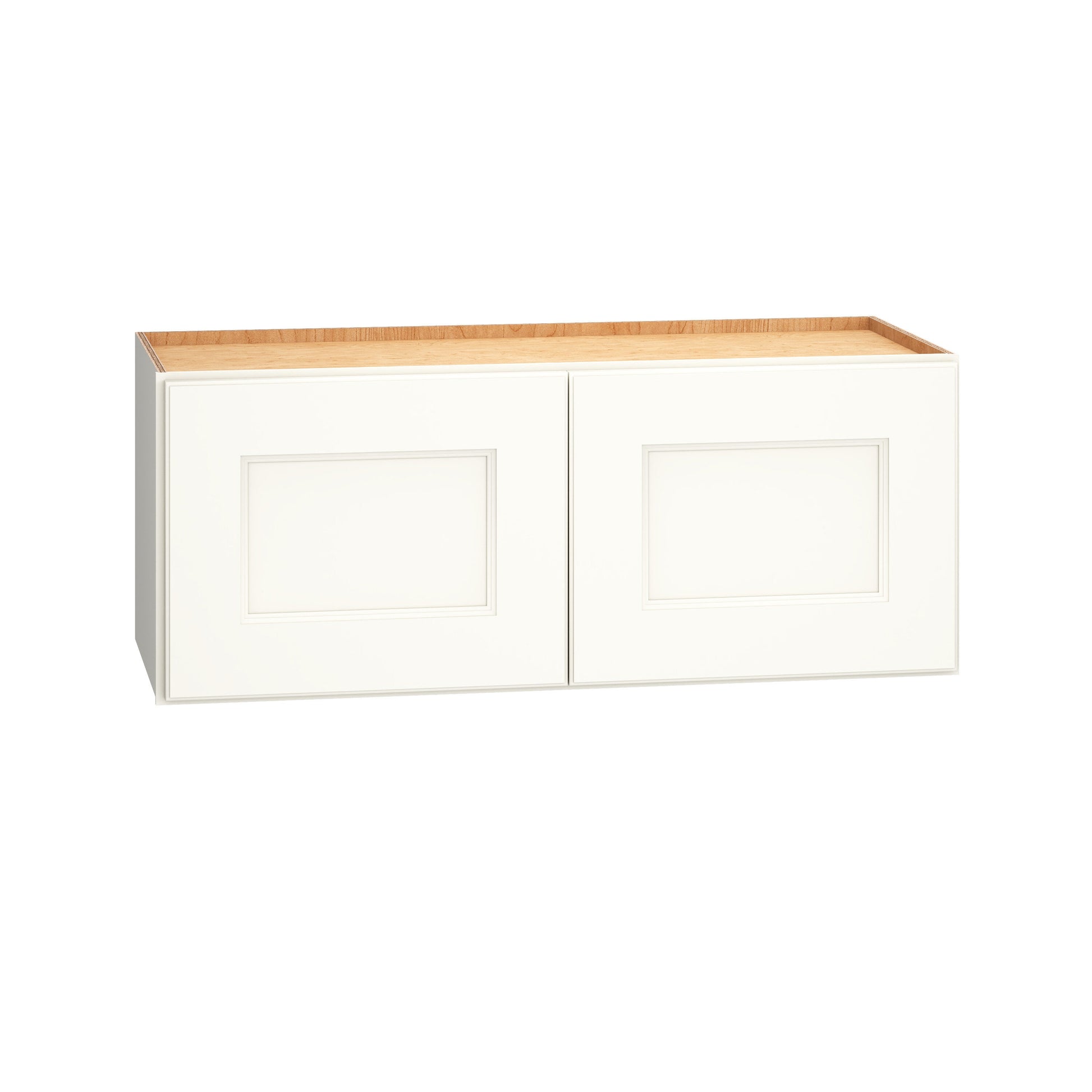 Diamond Express Macaulay 30-in W x 12-in H x 12-in D White Wall Fully assembled Plywood Cabinet Recessed Panel