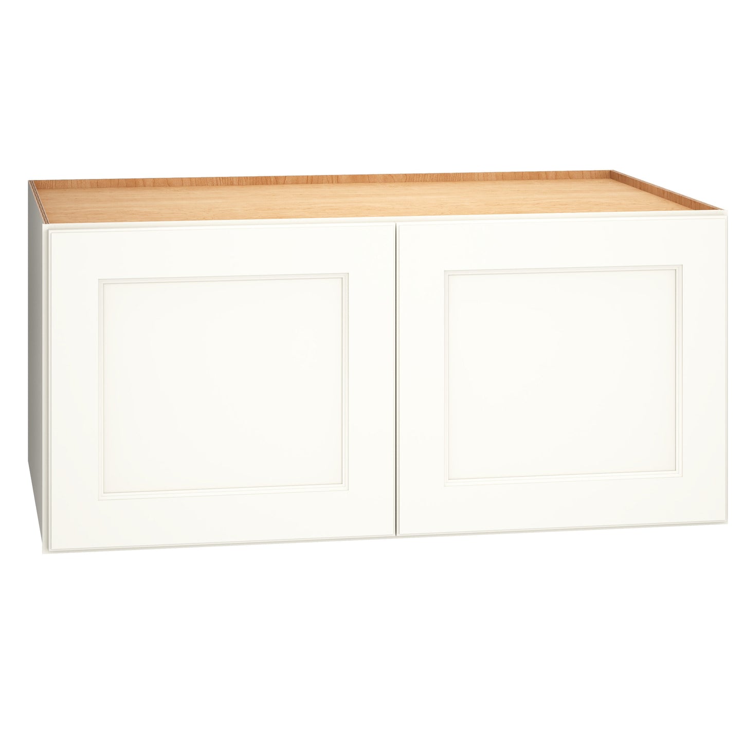 Diamond Express Macaulay 39-in W x 18-in H x 24-in D White Wall Fully Assembled Plywood Cabinet Recessed Panel Square