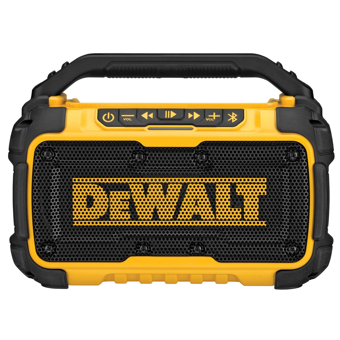 DEWALT 12-volt or 20-volt Max Cordless Bluetooth Compatibility Jobsite Bluetooth Speaker DCR010