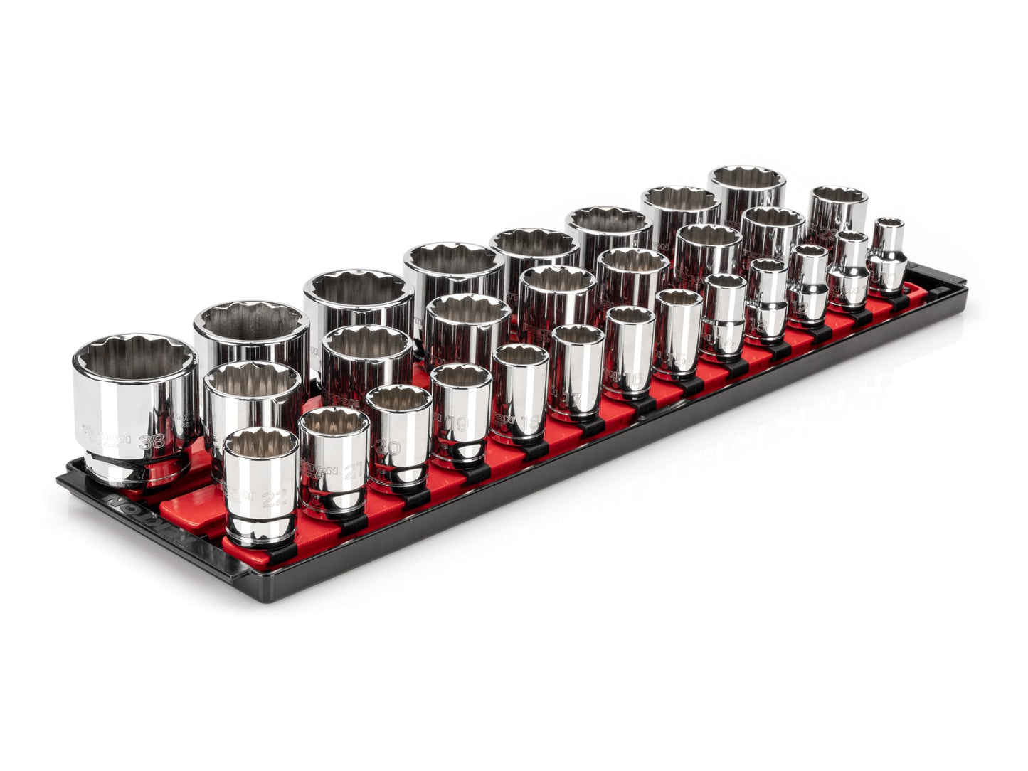 TEKTON 1/2-in Drive Metric Shallow Socket Set (29-Pieces) SHD92128