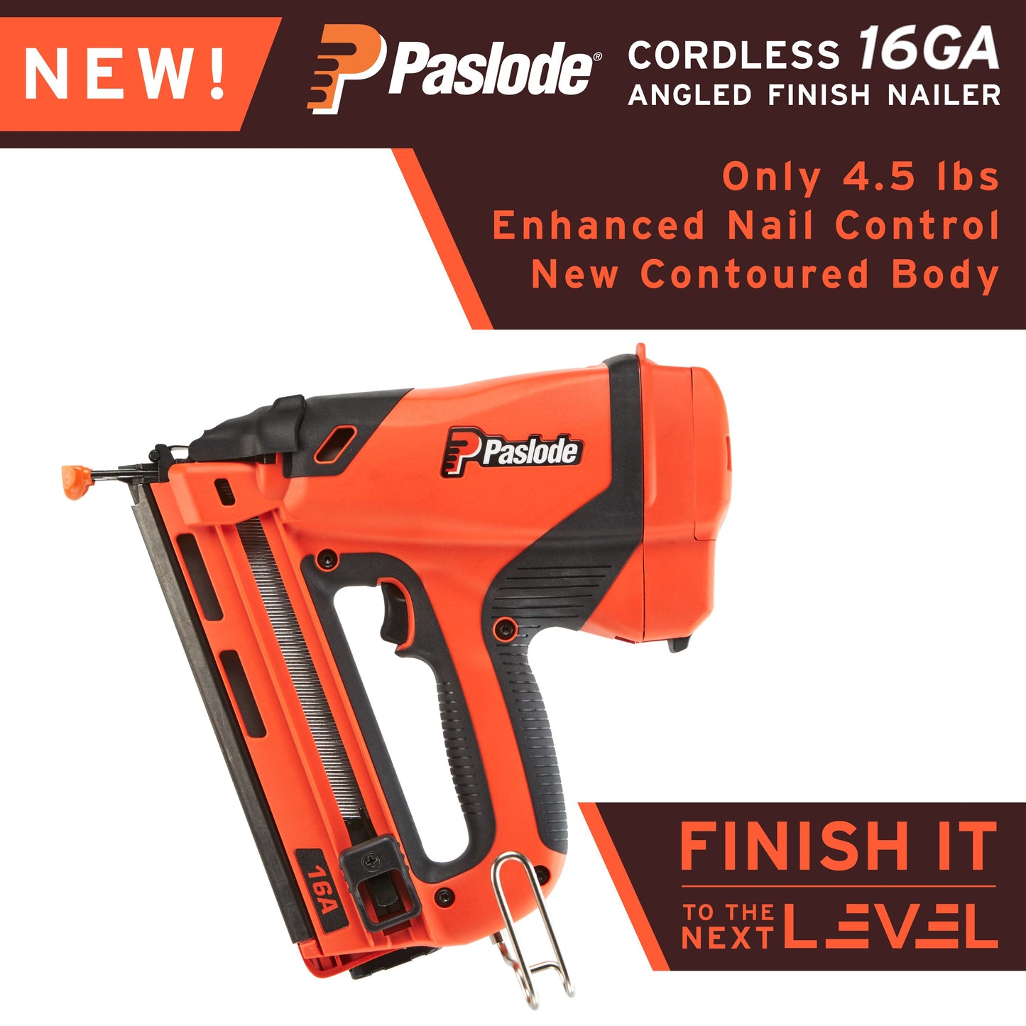 Paslode Angled 2.5-in 16-Gauge Cordless Finish Nailer (Battery & Charger Included) 916200