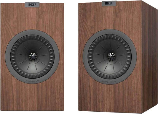 KEF - Q Series 5.25" 2-Way Bookshelf Speakers (Pair) - Walnut