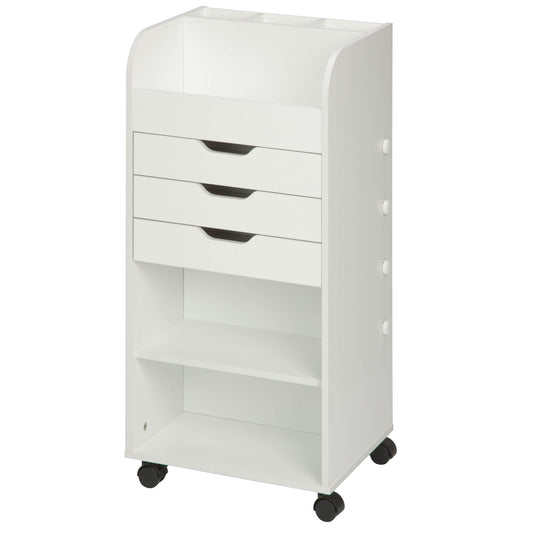 Honey-Can-Do 33.78-in 3-Drawer Shelf Utility Cart CRT-06345