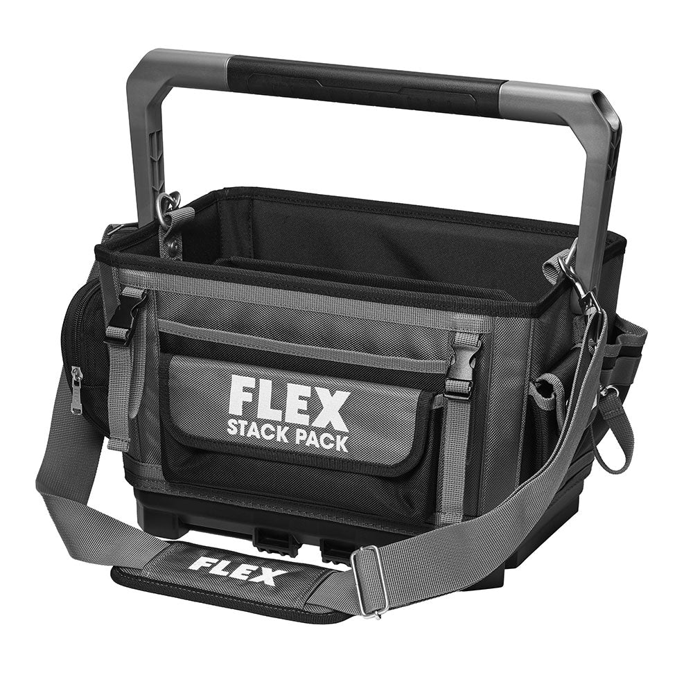 FLEX STACK PACK Gray Ballistic Polyester 10.6-in Tool Tote FS1201