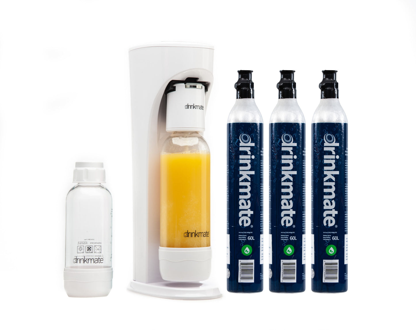 Drinkmate Classic White Soda Maker Carbonator 410-01-14ZX3-SP