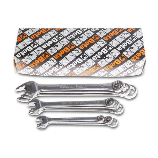 Beta INOX 9-Piece Set 12-point (Sae) Standard Combination Wrench 420396