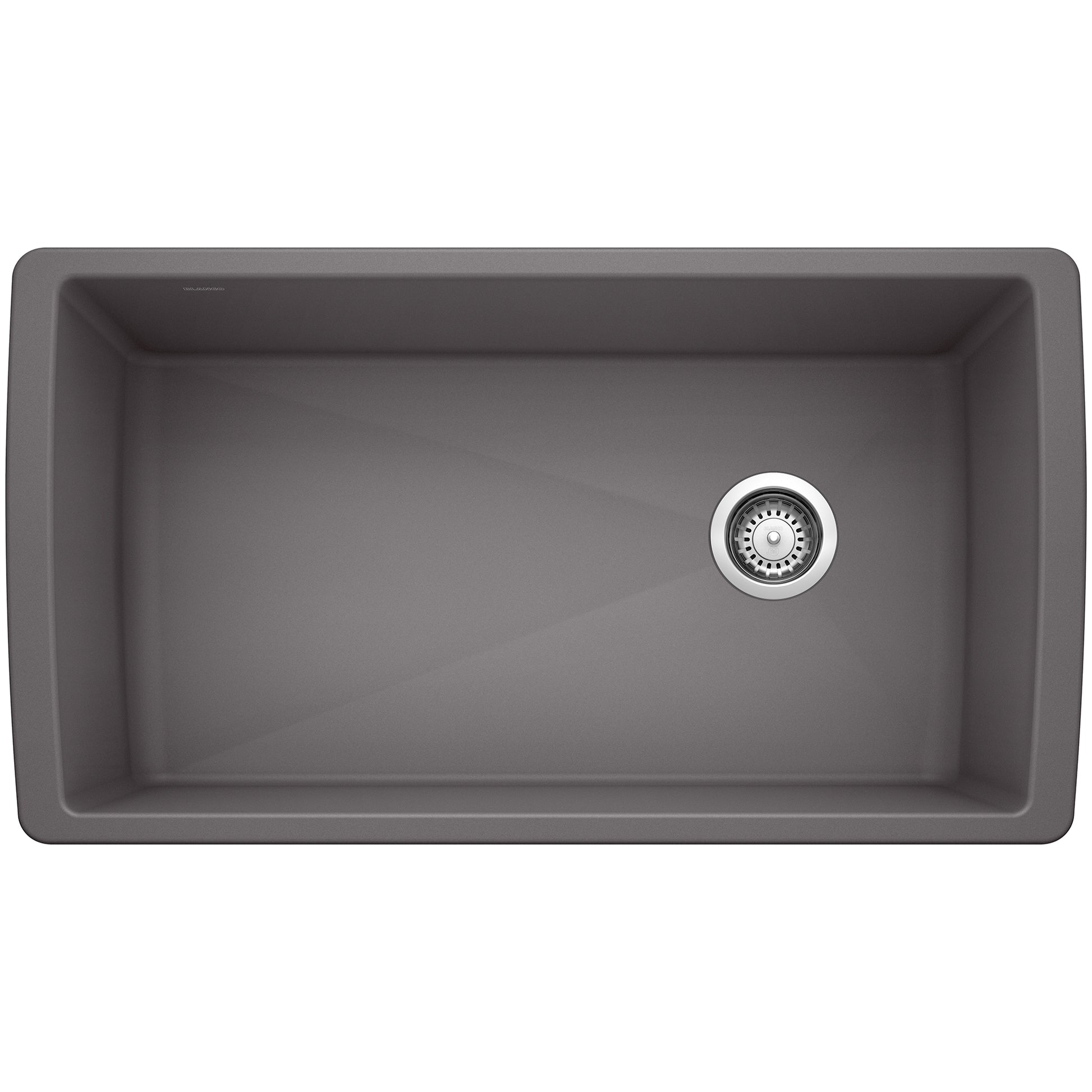 BLANCO Diamond Silgranit Undermount 33.5-in x 18.5-in Granite Single bowl Kitchen Sink
