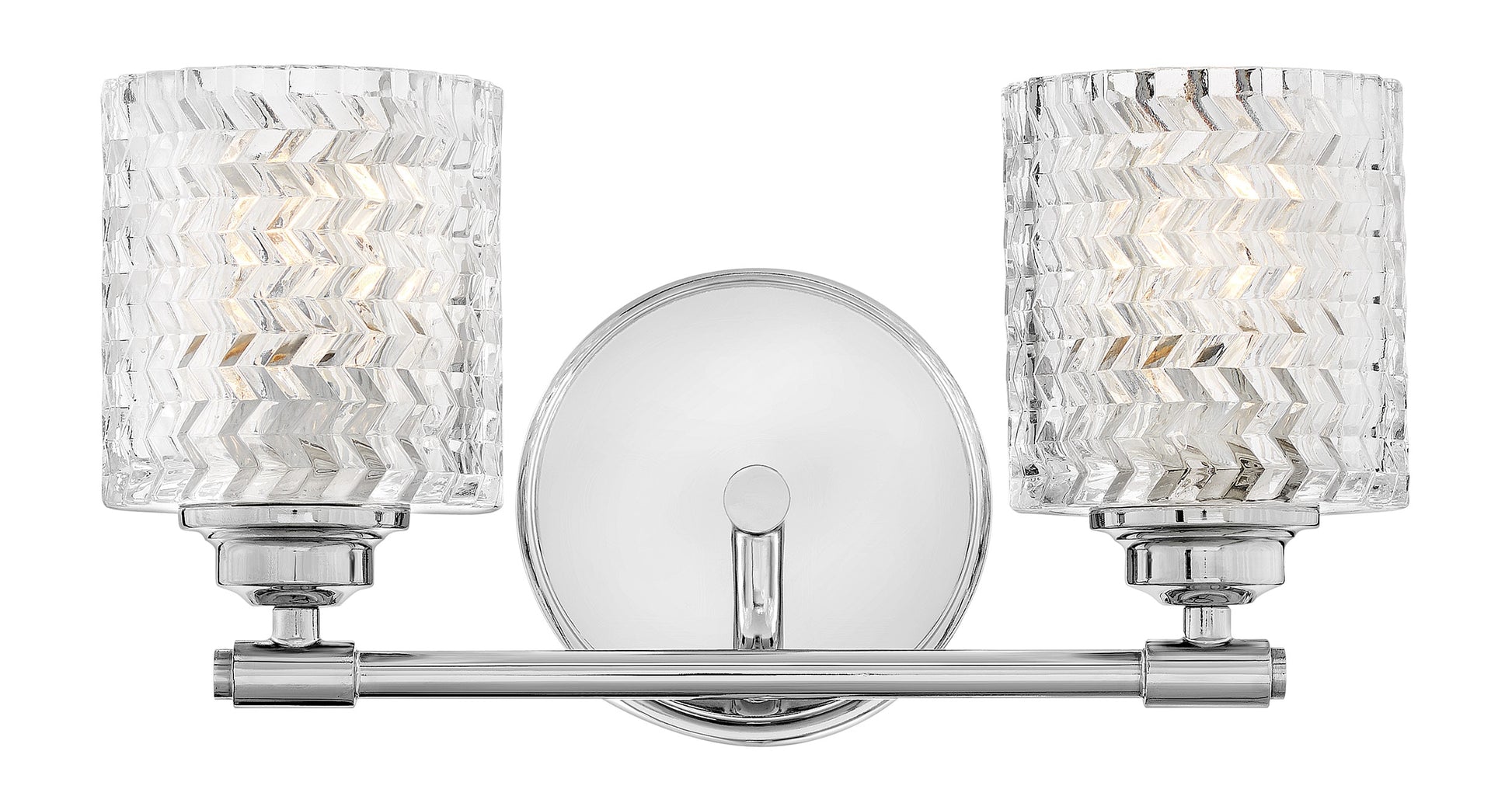 Hinkley Elle 14.5-in 2 -Light Gloss Chrome Traditional Vanity light 5663028
