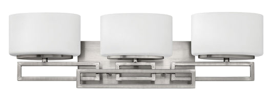 Hinkley Lanza 25-in 3 -Light Antique Nickel Transitional Vanity light 5663046