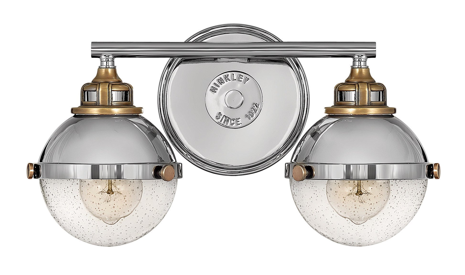 Hinkley Fletcher 16-in 2 -Light Polished Nickel Traditional Vanity light 5663232