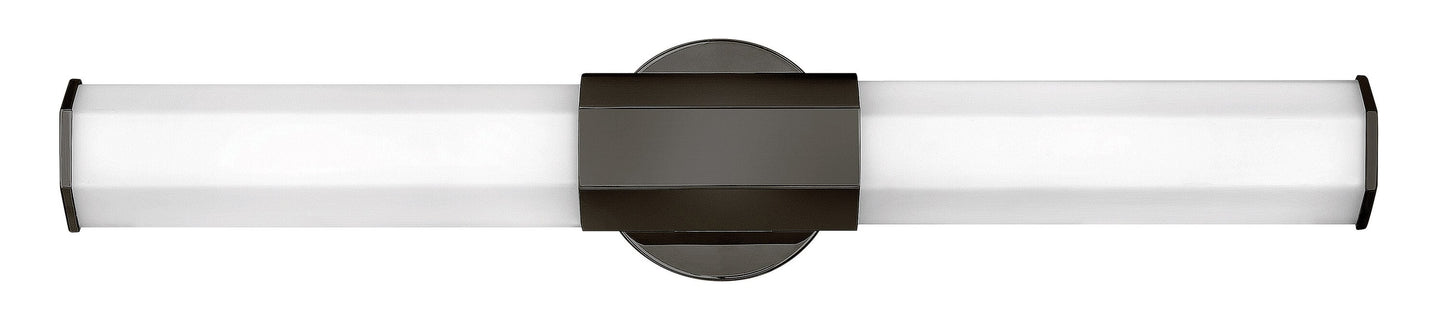 Hinkley Facet 26-in 2 Light Antique Black Integrated LED Modern/contemporary Bathroom Vanity light