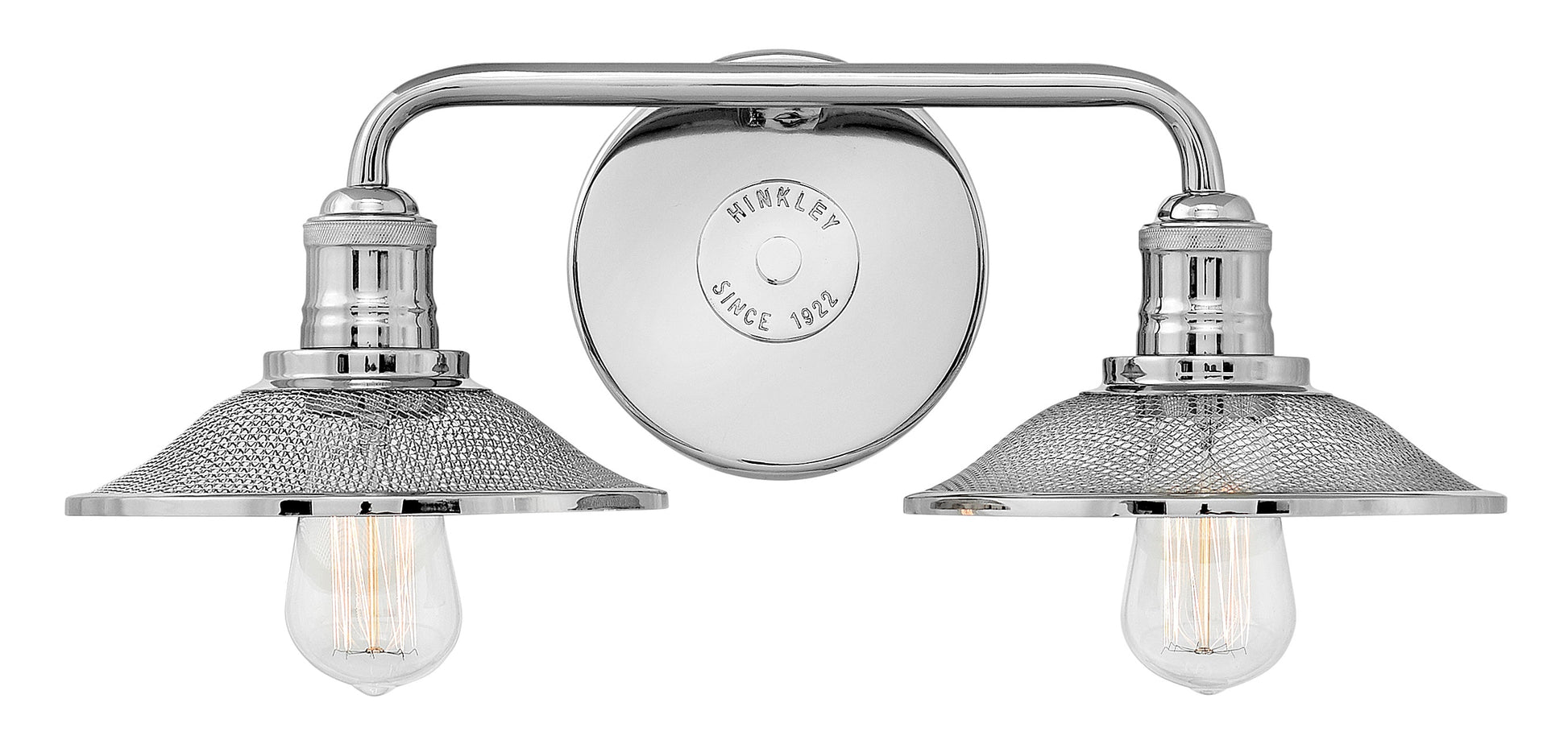 Hinkley Rigby 19-in 2 -Light Polished Nickel Industrial Vanity light 5663234