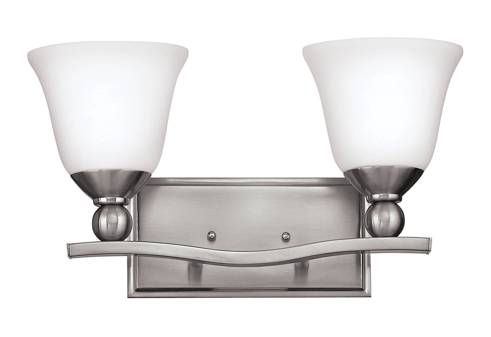 Hinkley Bolla 16-in 2 -Light Brushed Nickel Transitional Vanity light 5663065