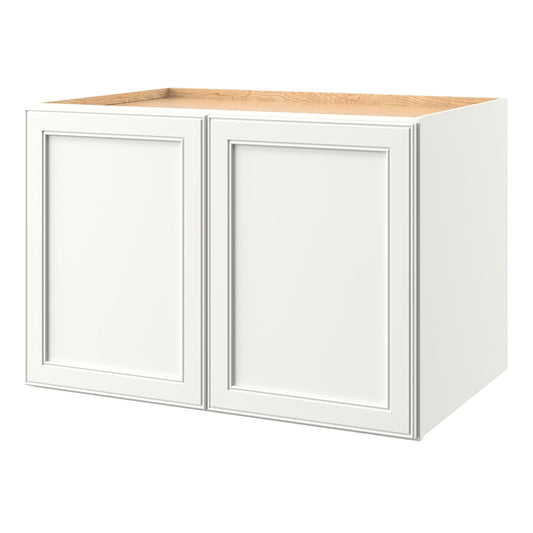 allen + roth McKeller 36-in W x 24-in H x 24-in D Linen Wall Fully Assembled Cabinet Flat Panel