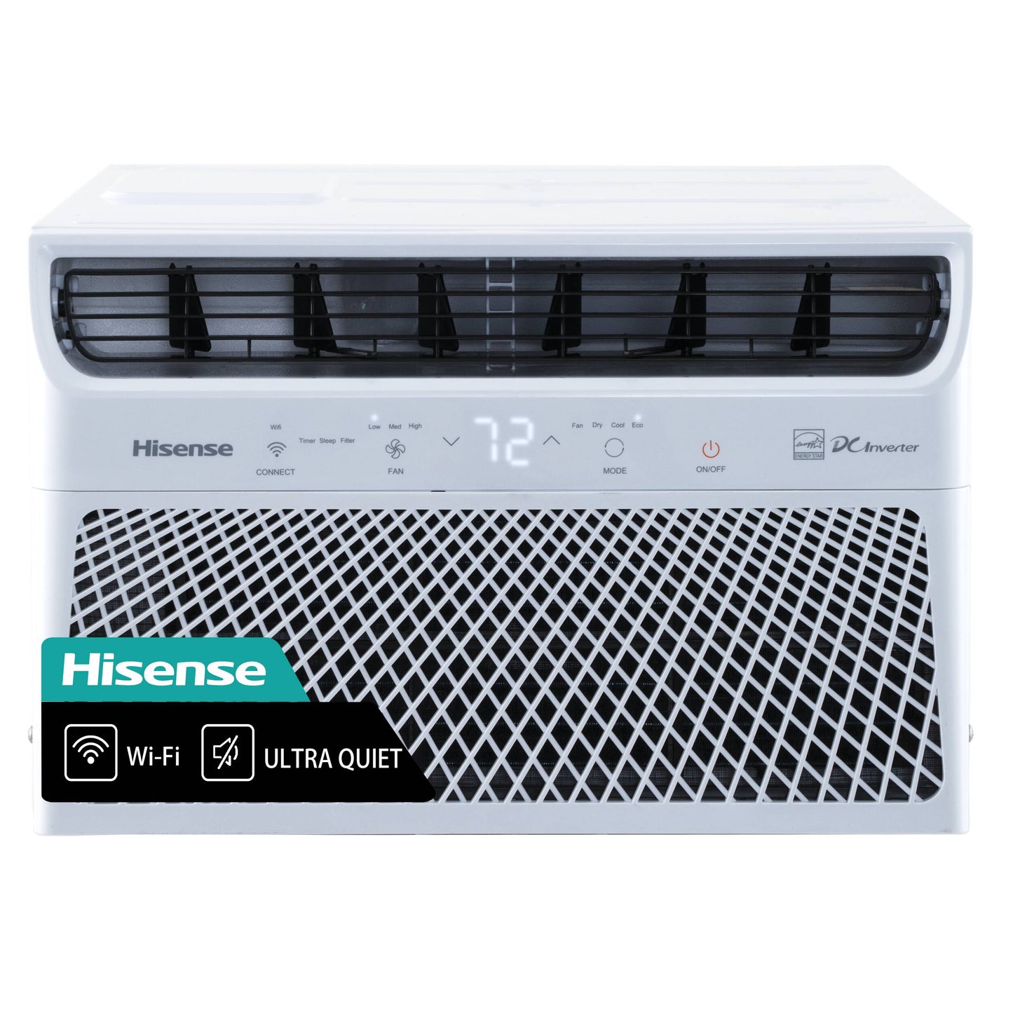 Hisense 450-sq ft Window Air Conditioner with Remote (115-Volt; 10000-BTU) ENERGY STAR Wi-Fi enabled AW1023TW1W