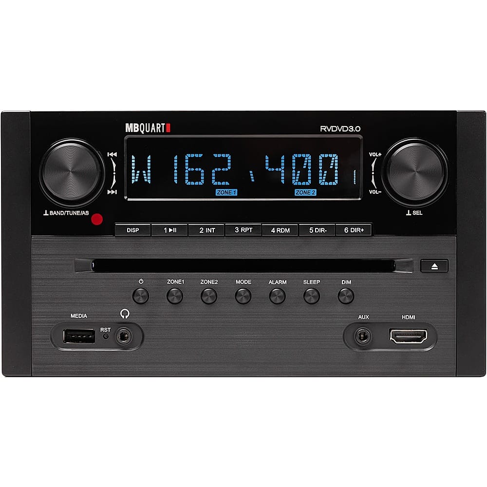 MB Quart - RV Bluetooth DVD Receiver - Black