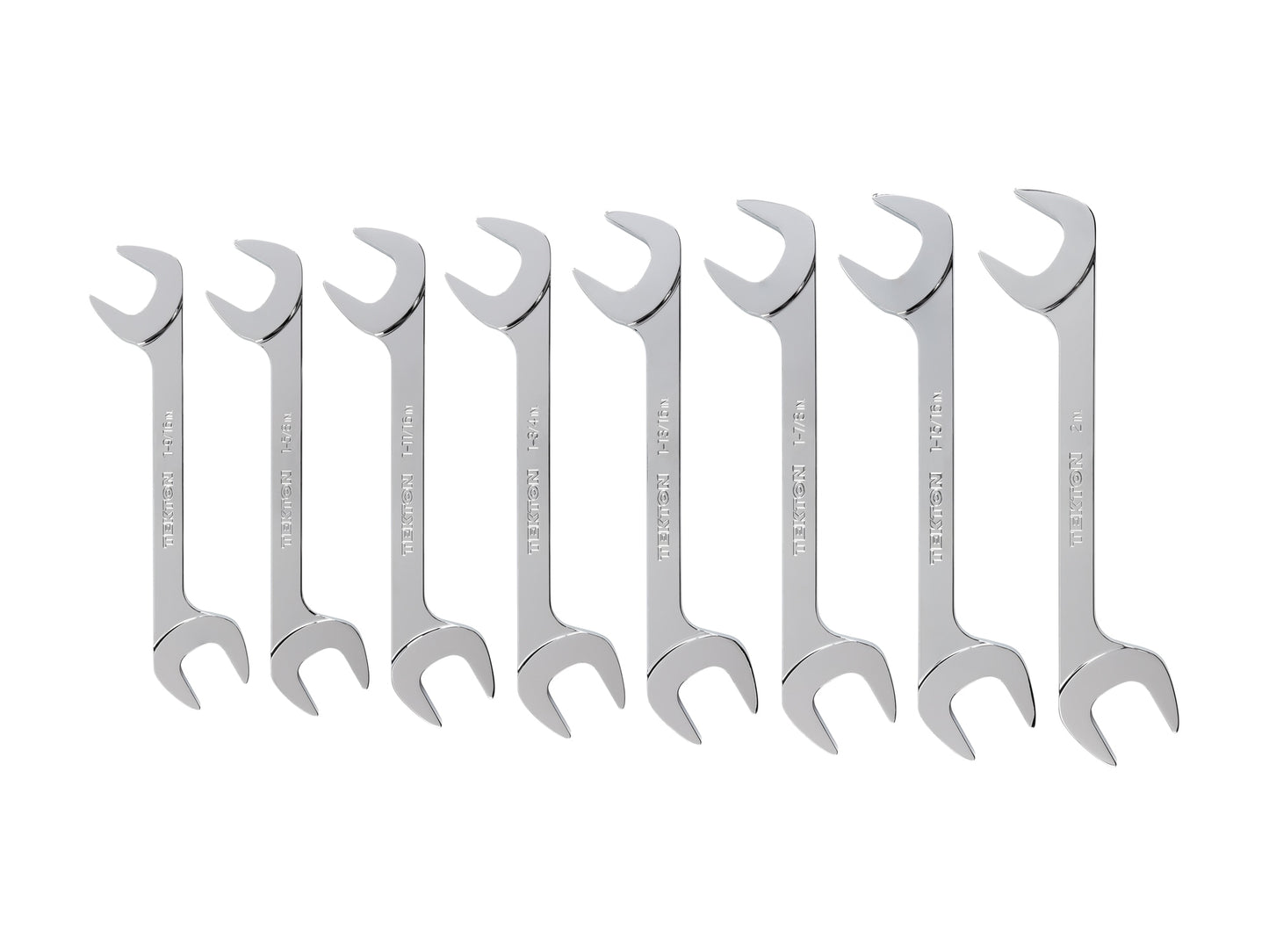 TEKTON 8-Piece Set (Sae) Angle Open End Wrench WAE90104