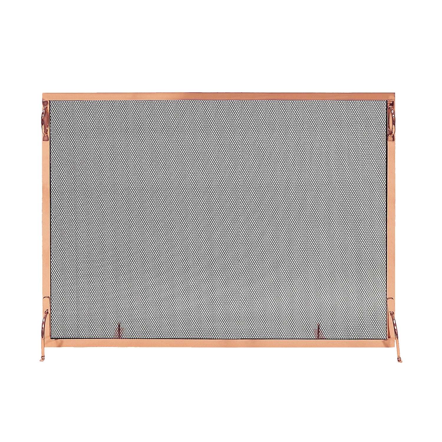 Minuteman International 8-in Copper Iron 1-Panel Flat Fireplace Screen SSM-4433CP