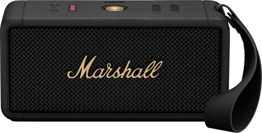 Marshall - MIDDLETON BLUETOOTH PORTABLE SPEAKER - BLACK AND BRASS