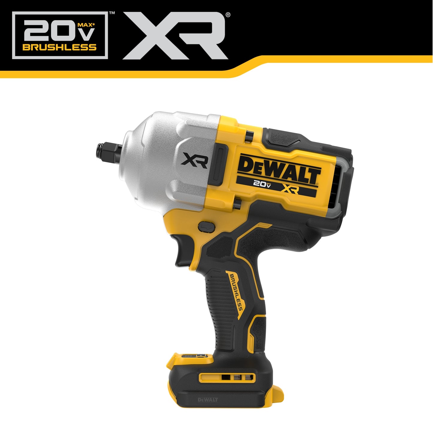 DEWALT XR 20-volt Max Variable Brushless 1/2-in Drive Cordless Impact Wrench (Bare Tool) DCF961B
