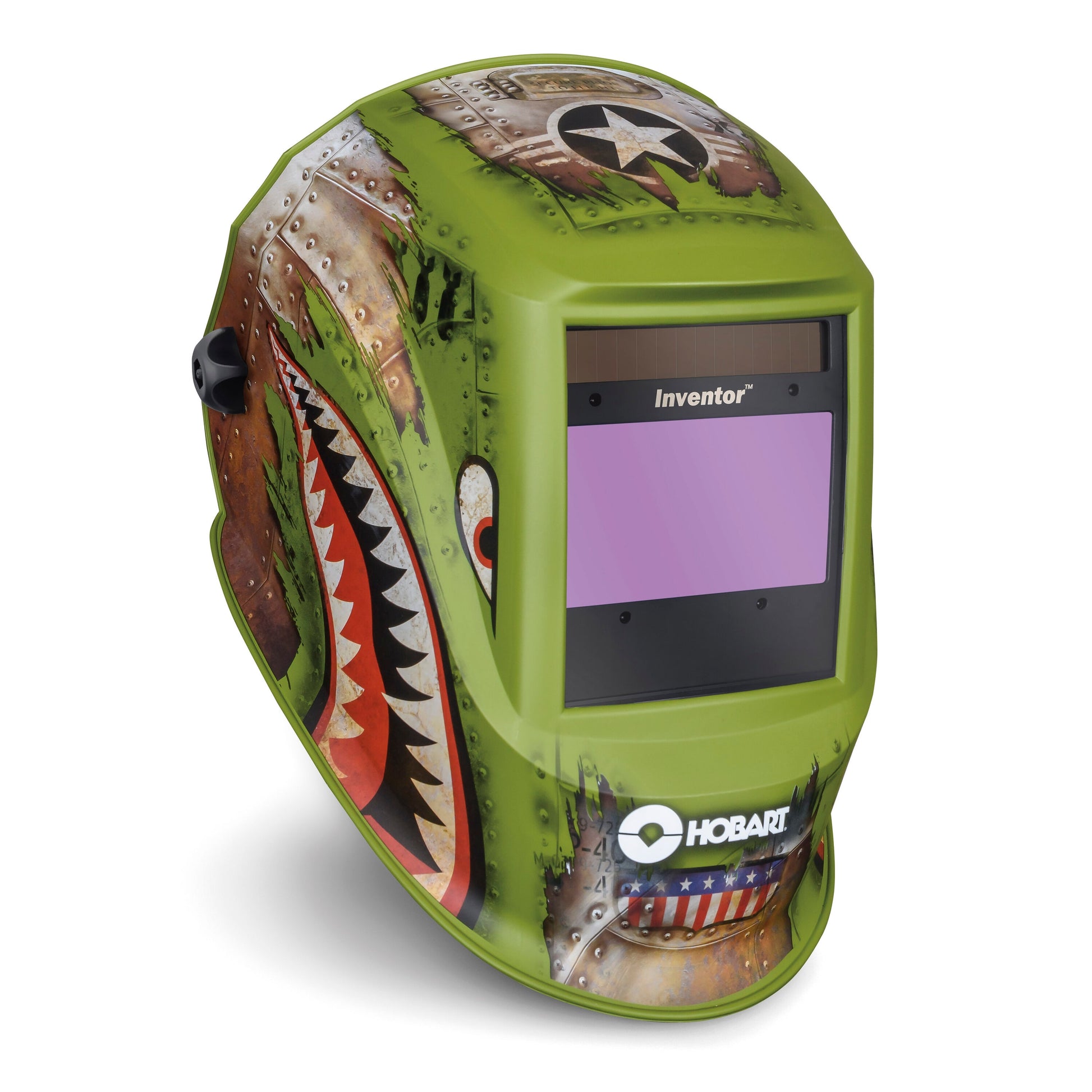 Hobart Auto Darkening Variable Shade Green Matte Welding Helmet 771015