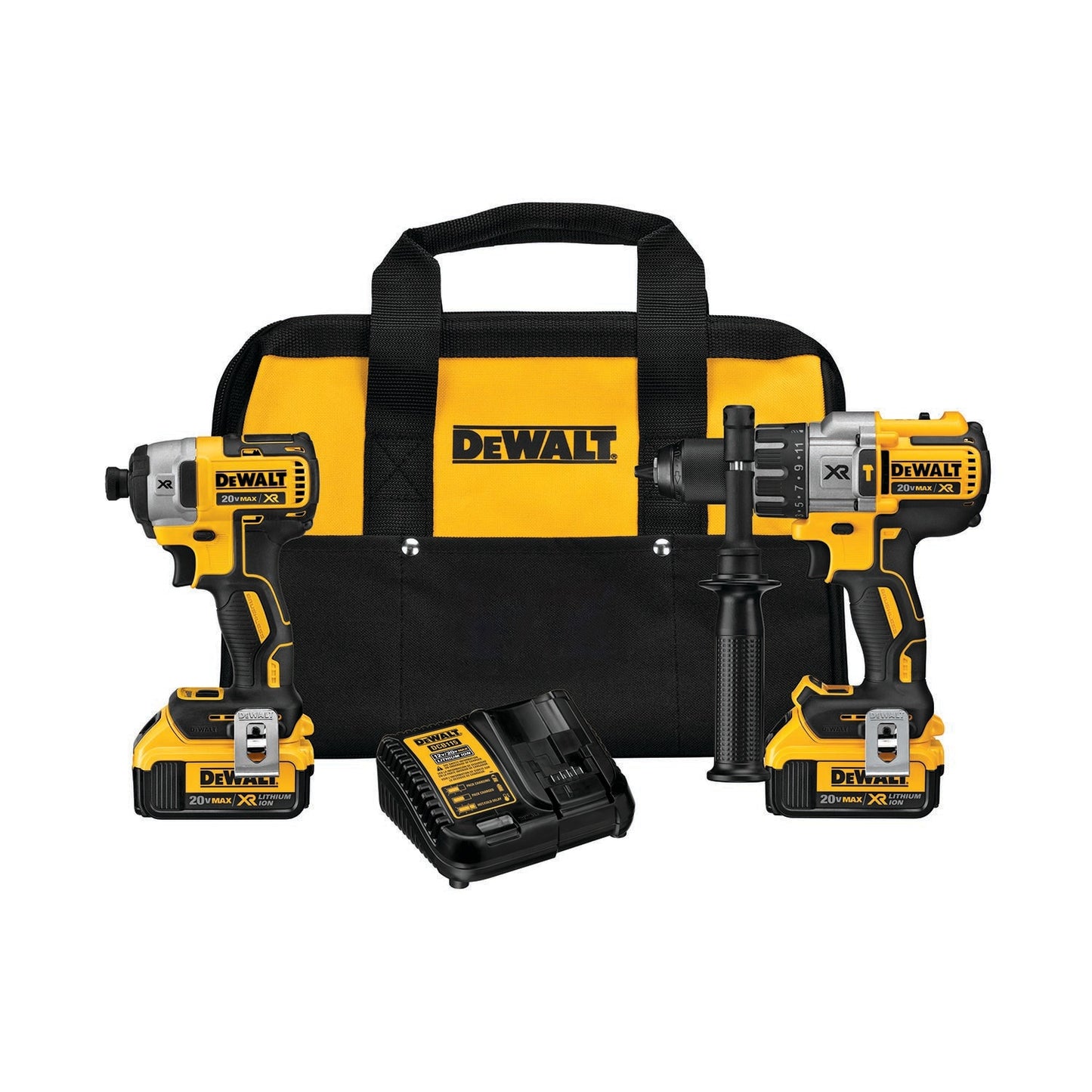 DEWALT XR 2-Tool 20-Volt Max Brushless Power Tool Combo Kit with Soft Case (2-Batteries and charger Included) DCK299M2