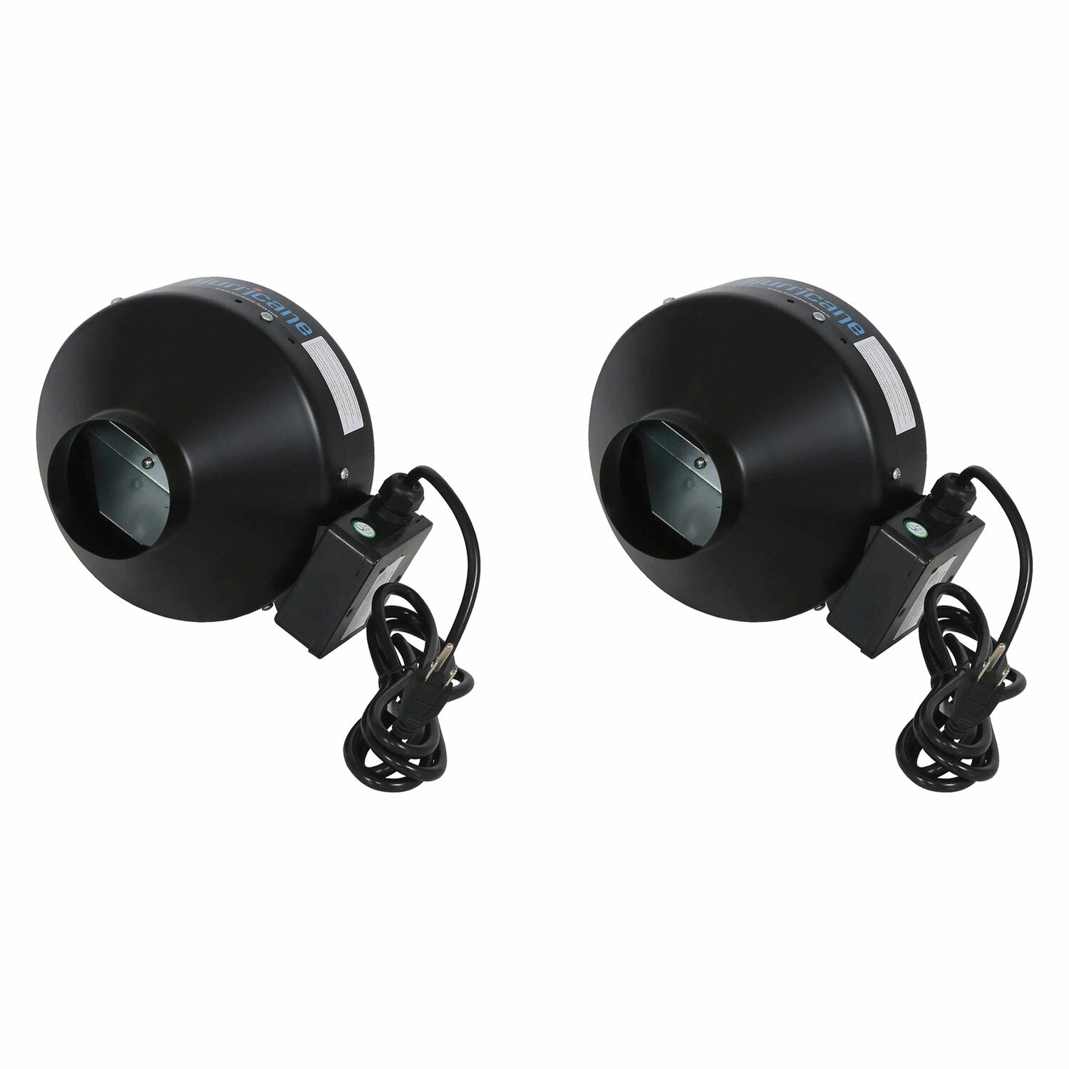 Hurricane 4-in Indoor Black Wall Mounted Fan 397835