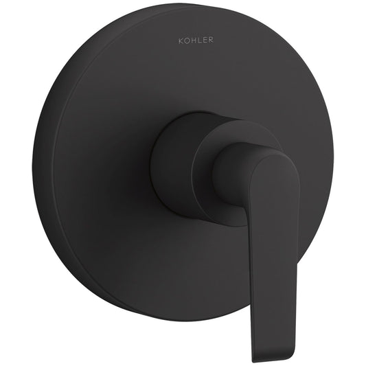 KOHLER Matte Black Lever Shower Faucet Handle